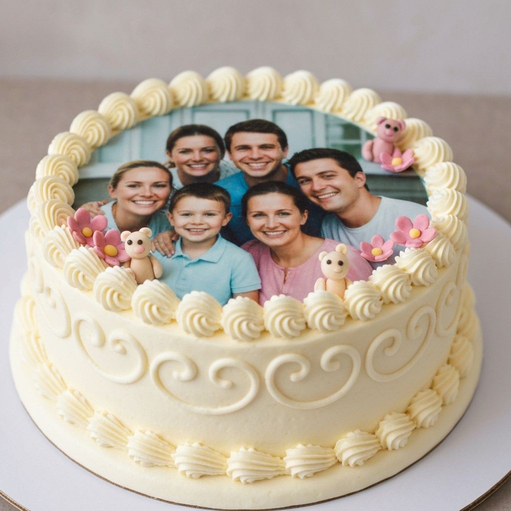Custom Photo Cake